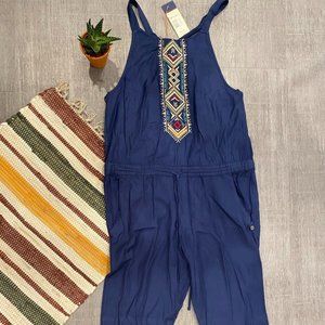 NWT - Billabong Navy Halter Jumpsuit - Size L
